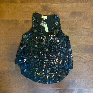 Antropologie Sequin Tank Top